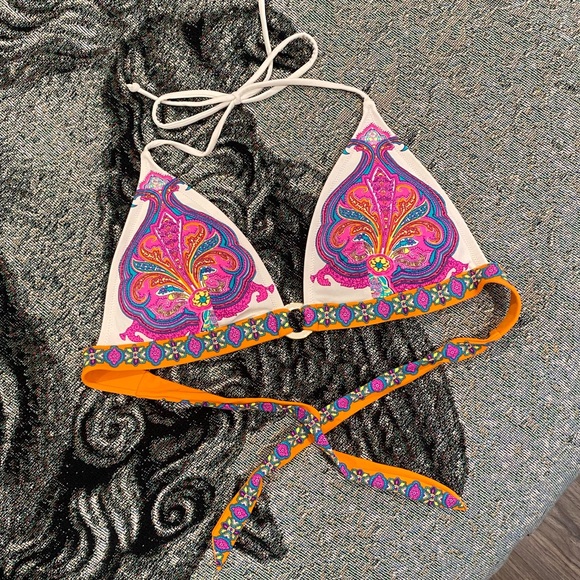 Victoria's Secret Other - Victorias Secret Paisley Triangle Bikini Top